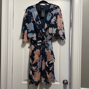 Fabulous City Chic Navy Floral Dress
